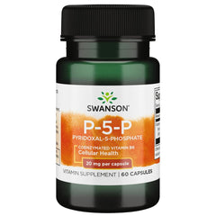Swanson P-5-P 20 mg 60 capsules bottle front label hero image