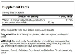 Swanson P-5-P product label and branding for vitamin B-6 supplement