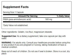 PABA B Complex capsules close-up