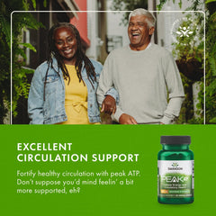 Swanson Peak ATP capsule dispense illustrating easy daily intake for steady energy