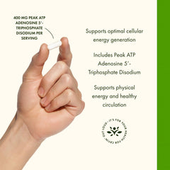 Swanson Peak ATP nutrition facts panel