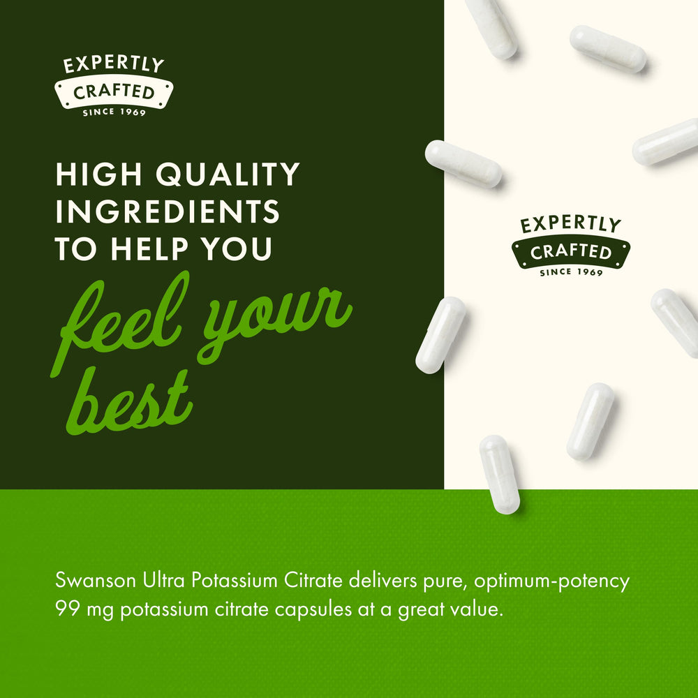 Recommended dosage for Swanson Potassium Citrate