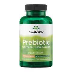 Bottle of Swanson Prebiotic Capsules with 120 veggie capsules