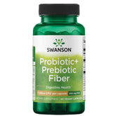 Swanson Prebiotic + Probiotic Fiber bottle label