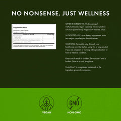 Close-up of Swanson probiotic and prebiotic capsules