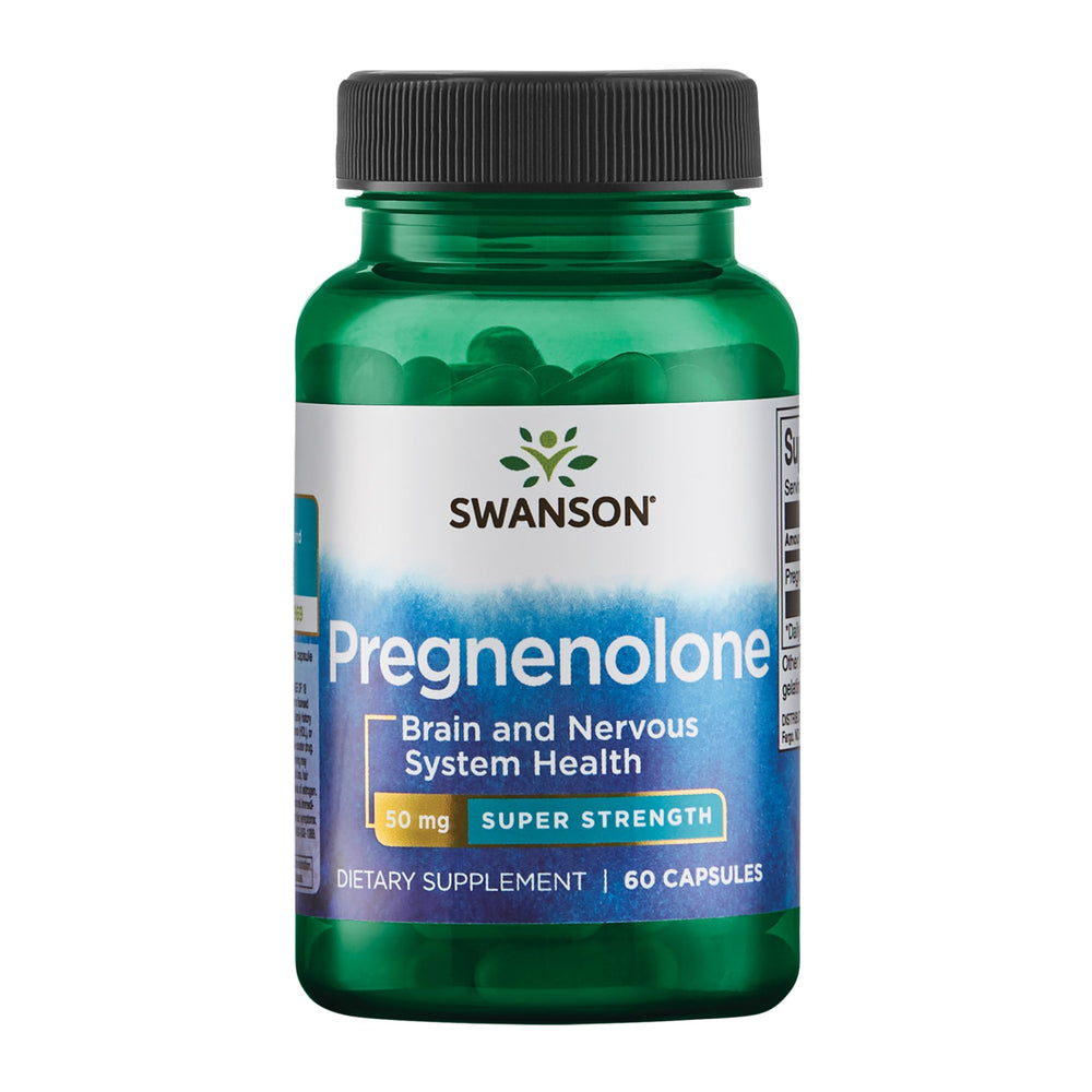 Swanson Pregnenolone 50 mg bottle main image