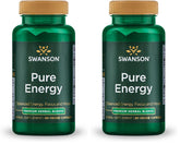 Swanson Pure Energy Herbal Supplement 60 Veggie Capsules Pack of 2 - hero image