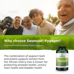 Swanson Pygeum non-GMO herbal formula label