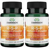 Swanson R-5-P Riboflavin-5-Phosphate 60-cap bottle front view