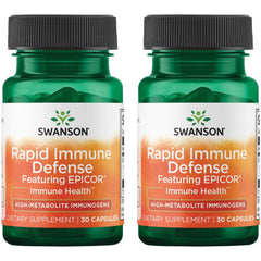 Swanson Rapid Immune Defense featuring Epicor 500 mg - 30 capsules per pack (2 pack)