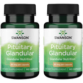 Swanson Raw Pituitary Glandular bottle front view – 80 mg per capsule