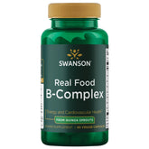 Bottle of Swanson Real Food Vitamin B-Complex 60 Veg Capsules