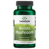 Swanson Reishi Mushroom Immune Function Mood Support bottle on white background