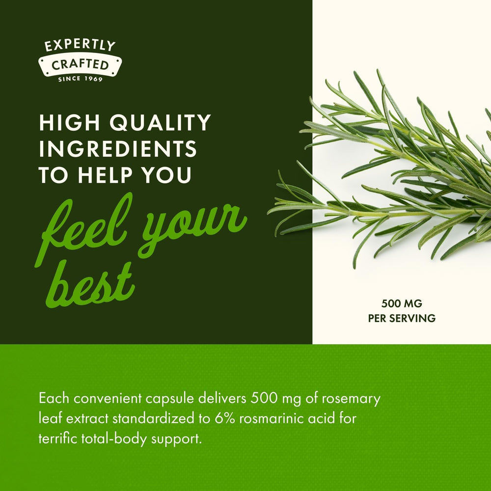GMP certified facility reference for Swanson Rosemary Extract