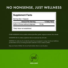 Natural mood support benefits of saffron supplement