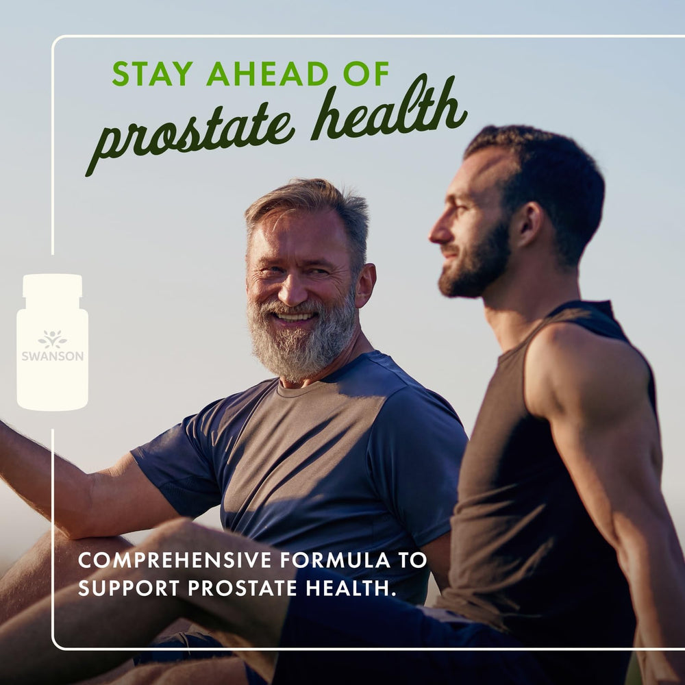 Back view of Swanson Saw Palmetto bottle showing supplement facts