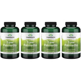 Bottle of Swanson Saw Palmetto 540 mg, 250 capsules, 4-pack