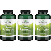Bottle of Swanson Saw Palmetto 540 mg capsules