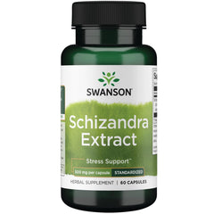 Swanson Schizandra Extract 500 mg bottle 60 capsules product image