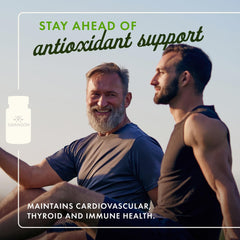 Close-up of Swanson Selenium label showing 100mcg per capsule