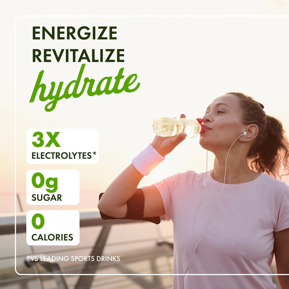 Swanson Simply Hydrate electrolyte powder box showing 3 packets