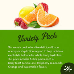 Packaging close-up of Swanson Simply Hydrate variety pack