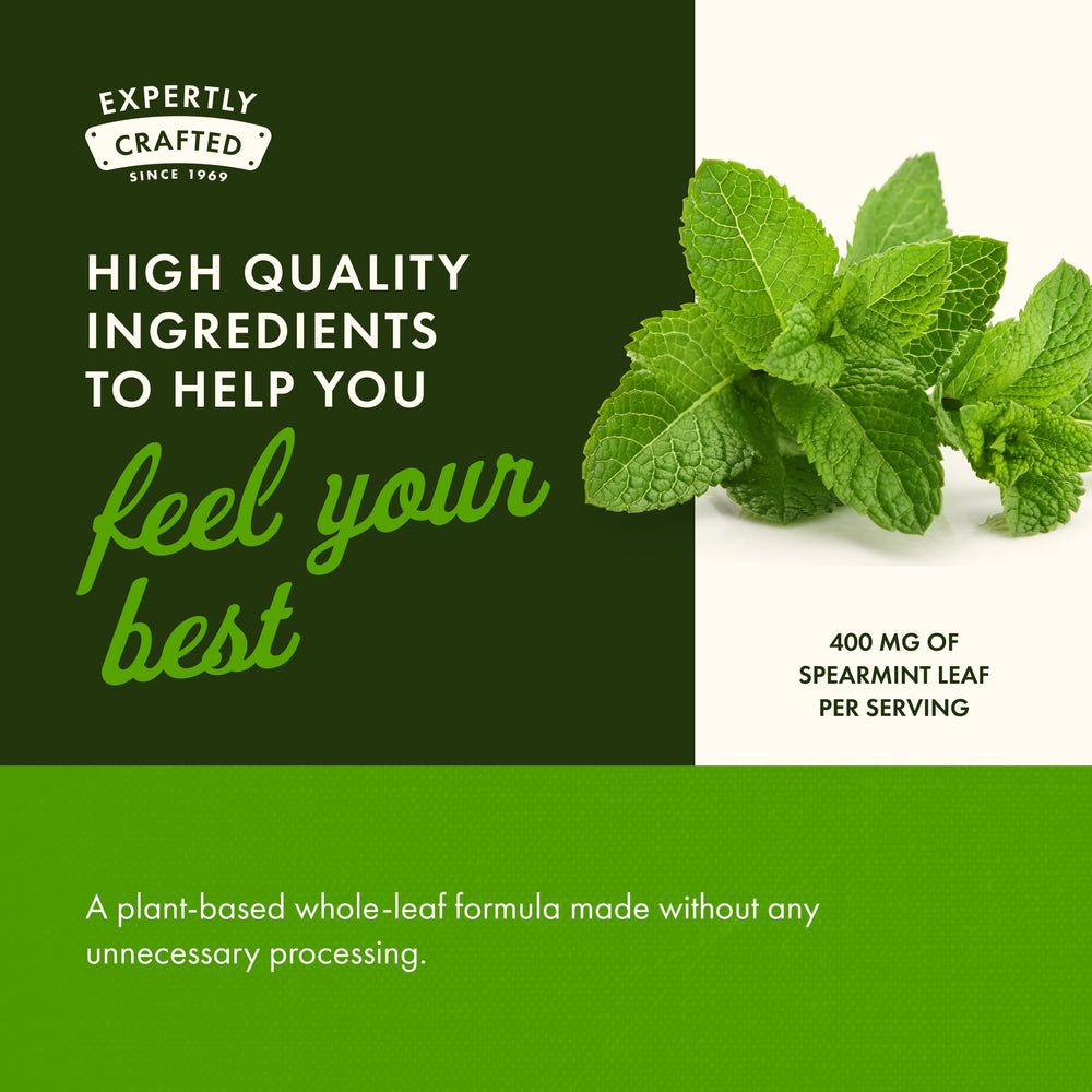 Swanson Spearmint Leaf product label