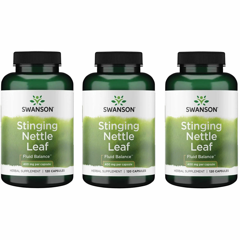 Swanson Stinging Nettle Leaf bottle with 120 capsules