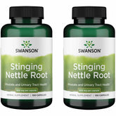 Swanson Stinging Nettle Root 500mg bottle – 2-pack hero image