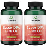 Swanson Super DPA Fish Oil bottle and label