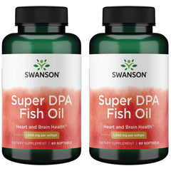 Swanson Super DPA Fish Oil bottle and label