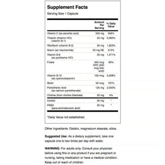 Swanson Super Stress B-Complex bottle angled view