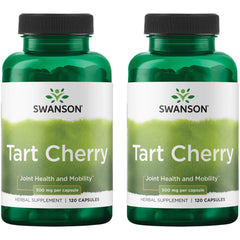 Swanson Tart Cherry 500 mg, 120 capsules, 2-pack bottle