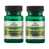 Swanson Theracurmin bottle label showing 100 mg turmeric extract