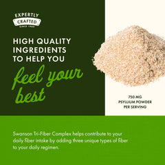 Apple pectin ingredient used in Swanson Tri-Fiber Complex