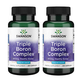 Swanson Triple Boron Complex bottle front with two-pack