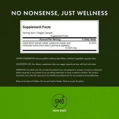 Container showing 60 vegetarian capsules