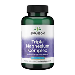 Swanson Triple Magnesium Complex bottle - 100 capsules