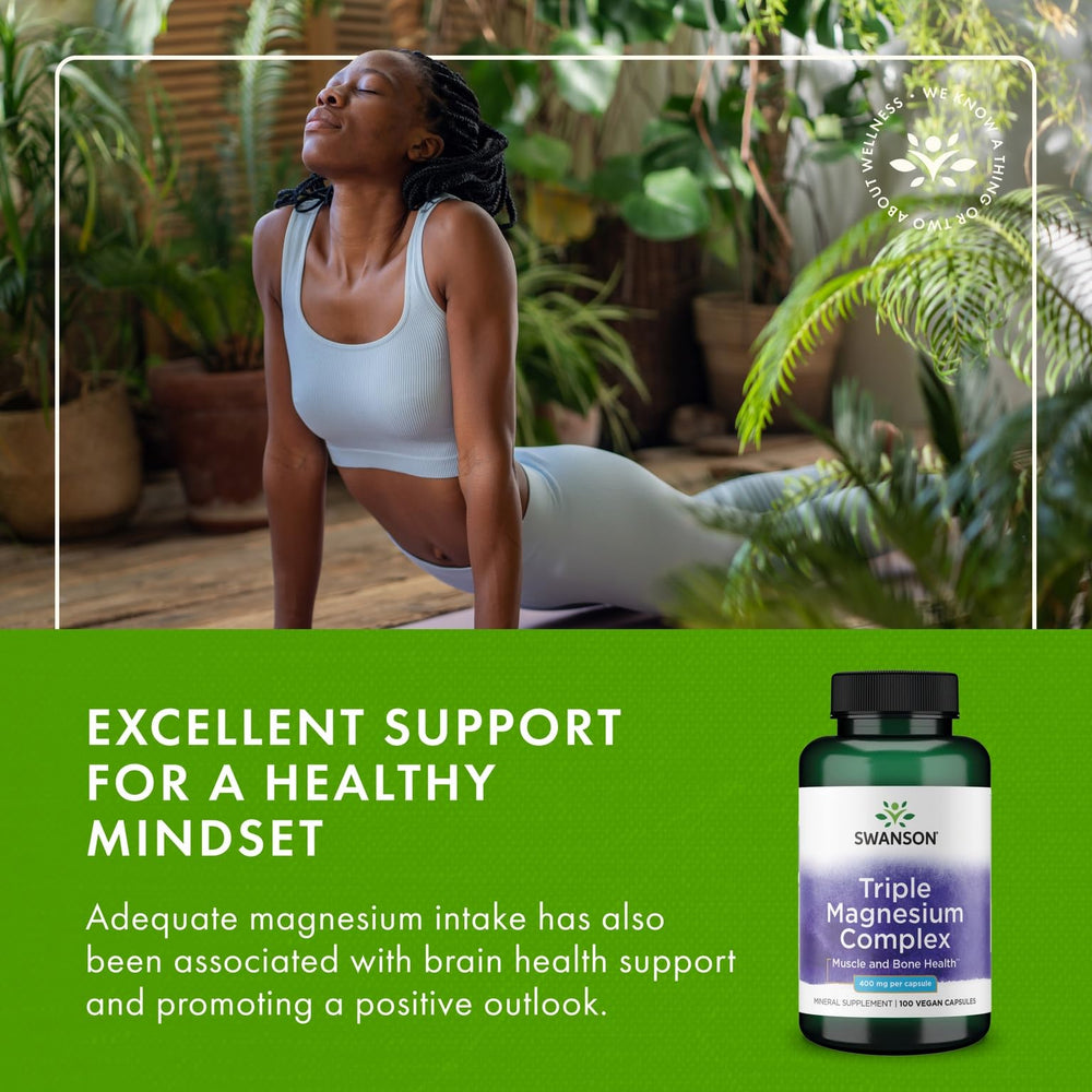 Packaging of Swanson Triple Magnesium Complex