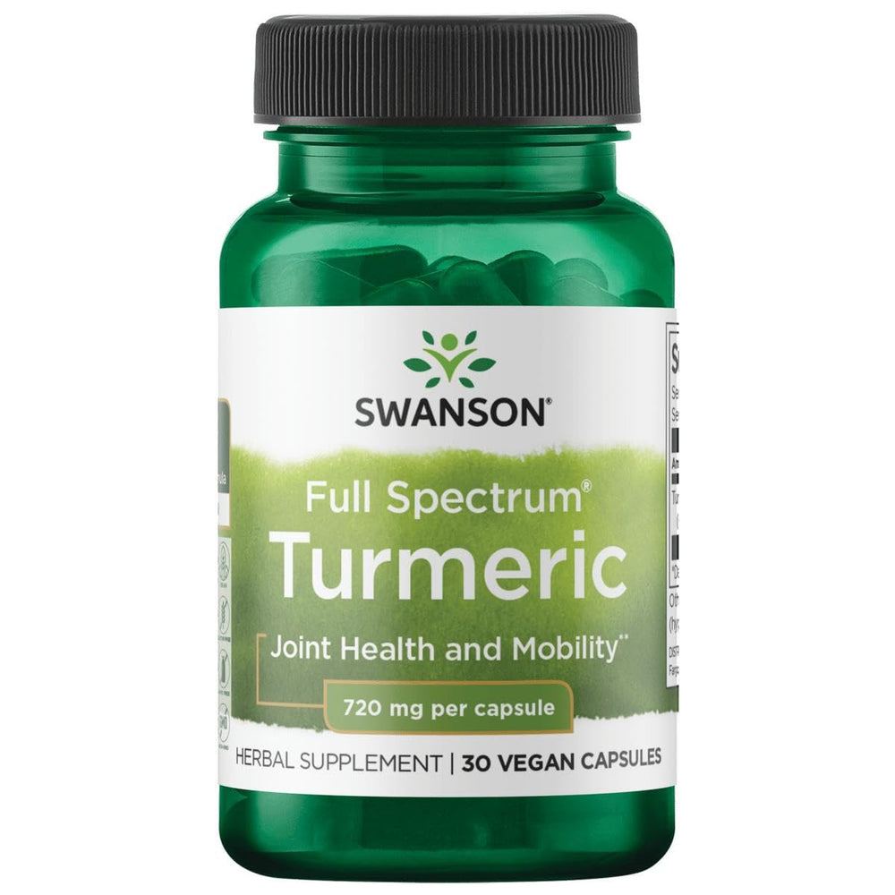 Swanson Turmeric 720 mg bottle front