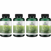 Swanson Turmeric & Black Pepper 90 Veg Caps bottle (4 pack)