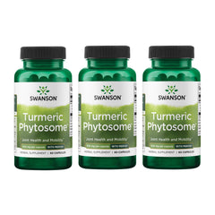 Front view of Swanson Turmeric Phytosome with Meriva 500 mg bottle