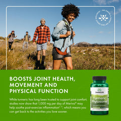 Two-pack Swanson turmeric supplement packaging