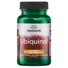 Swanson Ubiquinol 50 mg - 60 softgels bottle