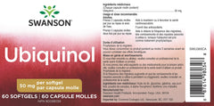 High-potency ubiquinol softgels by Swanson
