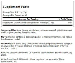 DIMAGNESIUM Malate label close-up
