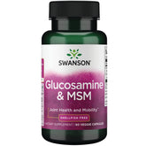 Swanson ULT Glucosamine & MSM 60 Veg Cap bottle on white background