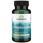 Bottle of Swanson ULT L-METHIONINE AJI 500MG 60 Veg Capsules