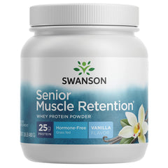 Swanson ULT Senior Muscle RET PD Vanilla 1.06 lb bottle front