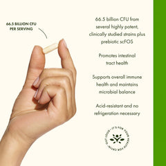 NutraFlora scFOS 100 mg prebiotic included with probiotics